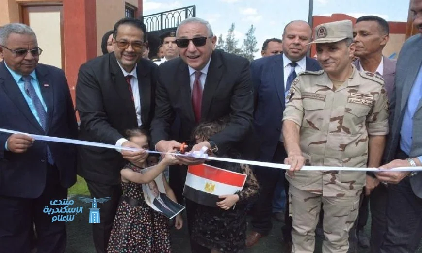 محافظ الغربية يفتتح مدرسة الشهيد محمد إبراهيم بكر بتكلفة 15.1 مليون جنيه لدعم التعليم والتنمية بالمحافظة