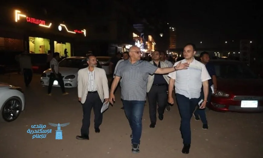 محافظ القليوبية يقود حملة شاملة لإزالة الإشغالات في منطقة الفيلات ببنها