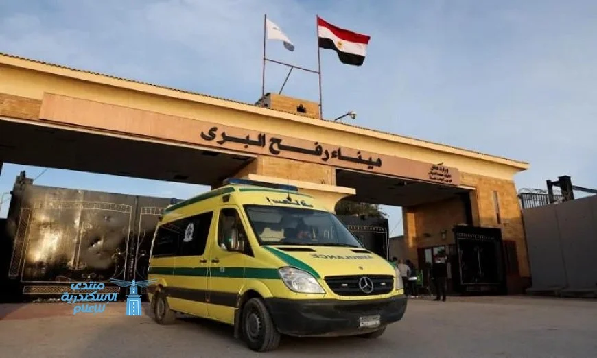 وزير التنمية الدولية النرويجي يقوم بجولة تفقدية في معبر رفح البري