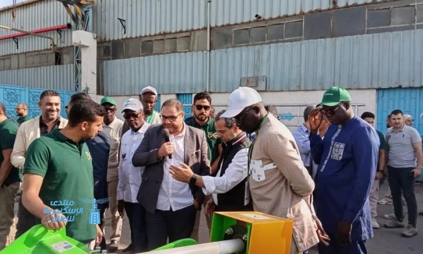 وفد منتدى الأرز الأفريقي يقوم بزيارة طنطا موتورز لاستكشاف أحدث التقنيات في صناعة السيارات