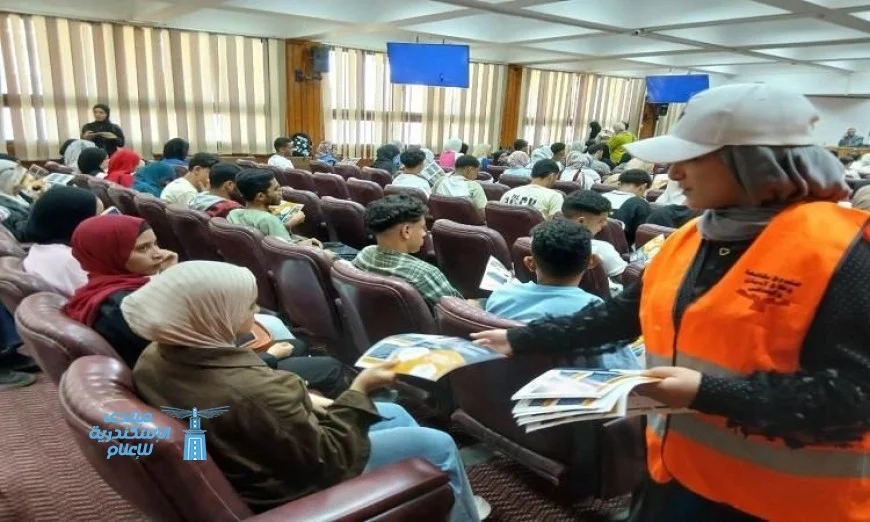 انت أقوى من المخدرات حملة توعوية شاملة لطلبة جامعة المنيا حول مخاطر الإدمان