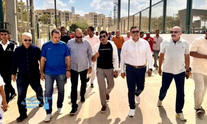 زيارة وزراء الشباب والرياضة والإسكان والعمل لنادي النادي بالعاصمة الإدارية لتعزيز البنية التحتية الرياضية