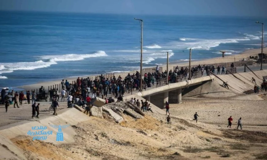 عودة النازحين الفلسطينيين إلى غزة بعد تنفيذ وقف إطلاق النار