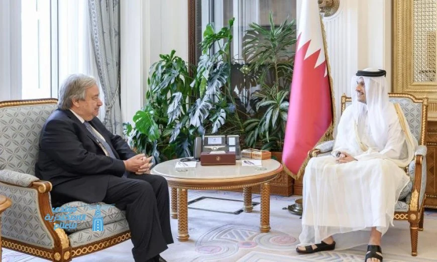 رئيس وزراء قطر يؤكد أن نجاح وقف النار في غزة يتطلب تعاوناً جماعياً