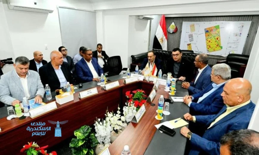 الشربيني وأبو النصر يراقبان تقدم مشروعات مياه الشرب والصرف الصحي في أسيوط