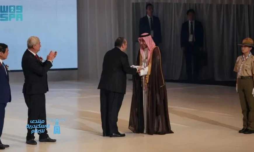 راية إكسبو تنتقل رسميا من اليابان إلى السعودية في حدث تاريخي بالصور