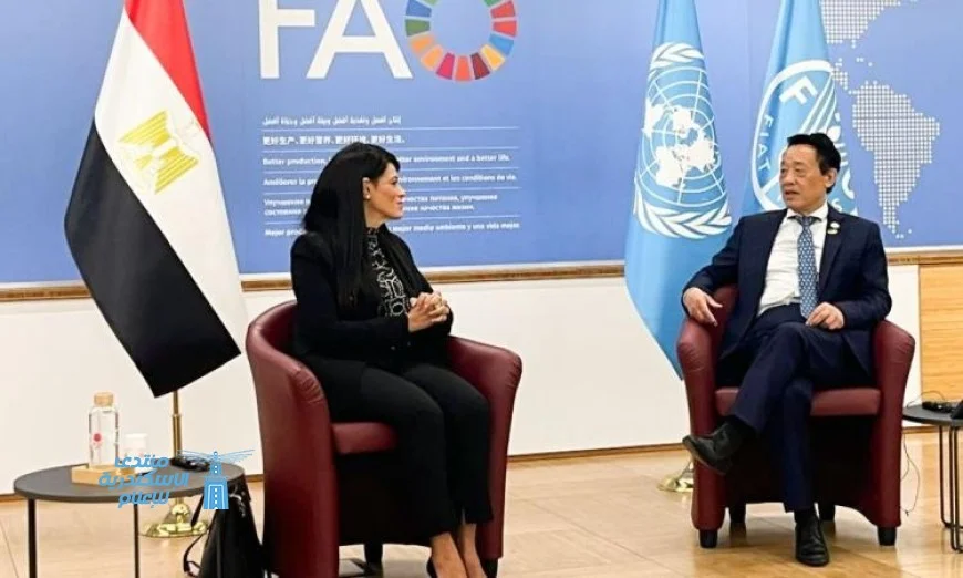 المشاط تعزز العلاقات المشتركة مع مدير عام الفاو في لقاء هام