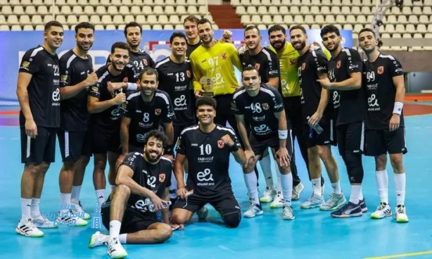 رجال الأهلي يستعدون لمواجهة شبيبة كينشاسا في بطولة إفريقيا لكرة اليد