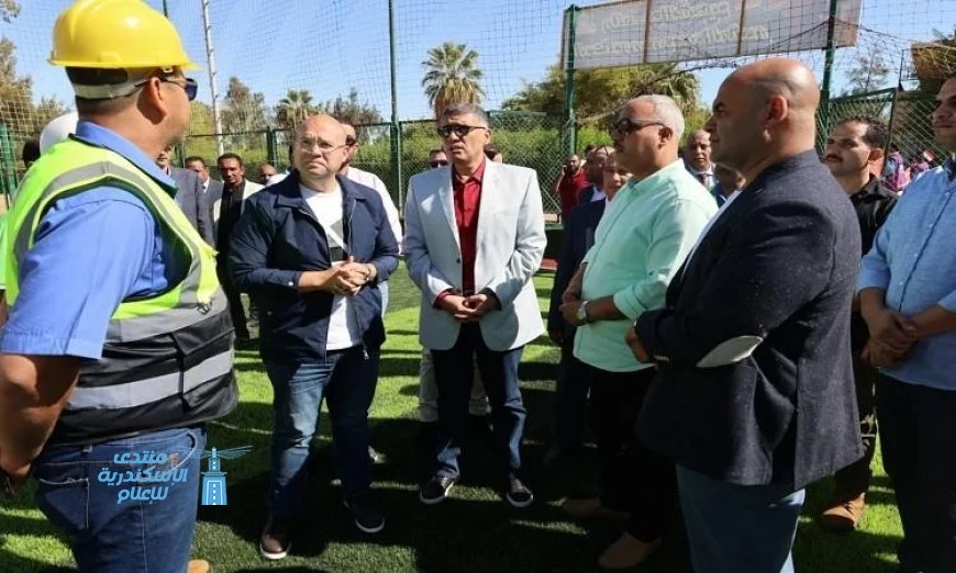 محافظ الجيزة يزور مركز شباب المناجم في الواحات البحرية لتعزيز الأنشطة الشبابية