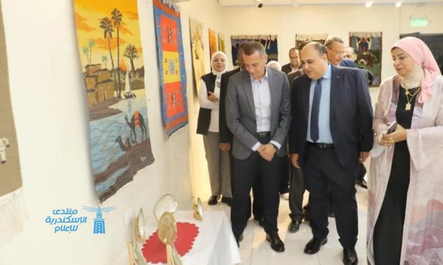 صور افتتاح أول متجر دائم للحرف التراثية في أسوان من قبل قصور الثقافة