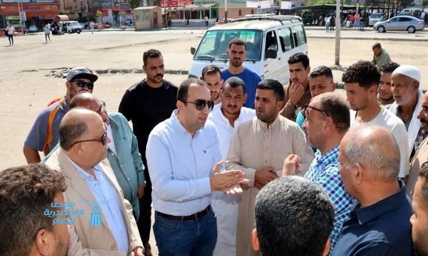 نائب الإسماعيلية يشرف على التزام السائقين ومحطات الوقود بالتعريفة الجديدة