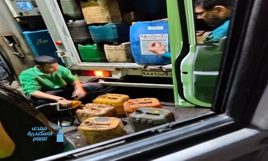 ضبط 1000 لتر من السولار المدعم قبل تهريبه للسوق السوداء في شبين الكوم