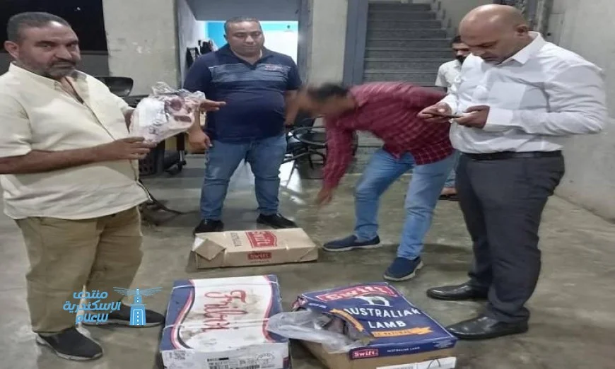 كميات ضخمة من اللحوم الفاسدة تتجاوز 52 طن في القليوبية يتم ضبطها