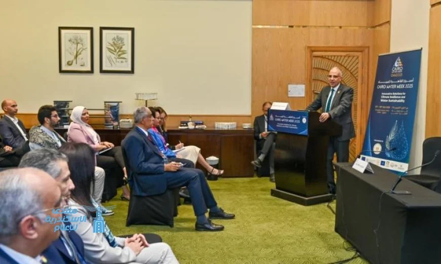 وزير الري يتحدث في جلسة حول تحلية المياه واستخدامها في الري