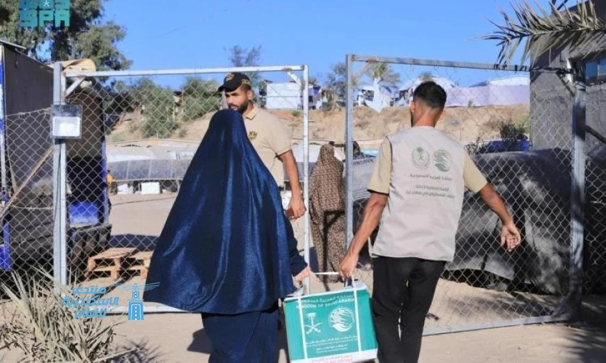 مركز الملك سلمان يقدم مساعدات إنسانية عاجلة للمتضررين في جنوب قطاع غزة