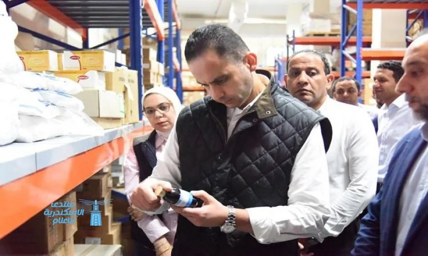 نائب وزير الصحة يقوم بجولة تفقدية في مخازن الأدوية والمستلزمات الطبية بشمال سيناء