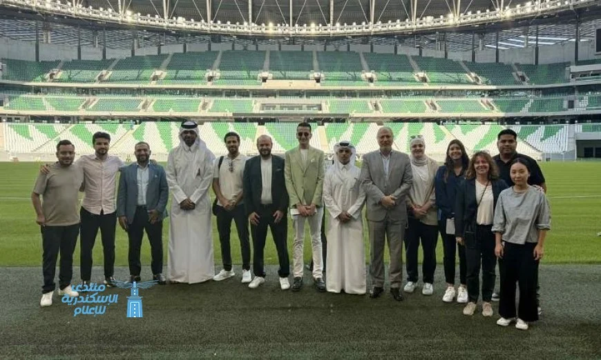 وفد بيراميدز يقوم بجولة تفقدية على منشآت كأس الإنتركونتيننتال في الدوحة بدعوة من فيفا