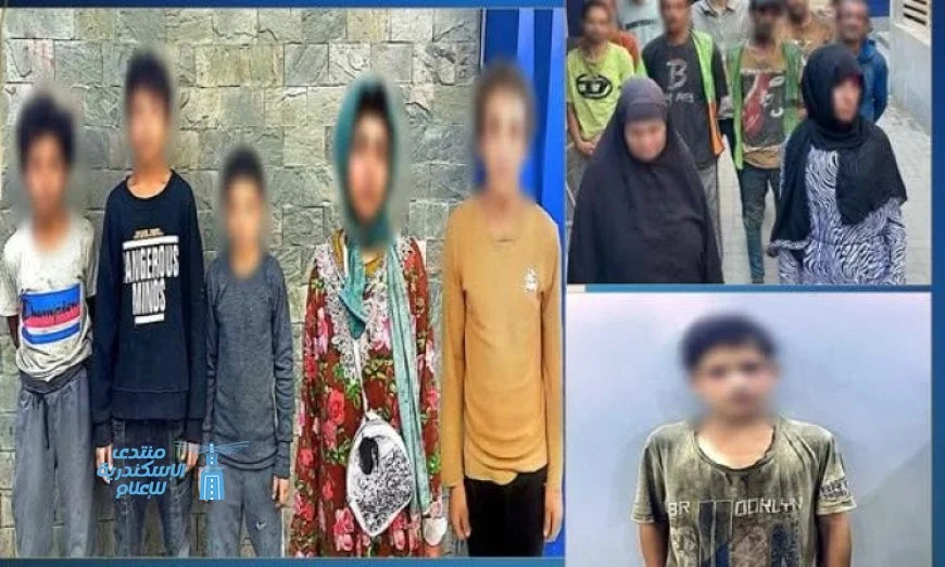 القبض على 22 رجل و4 سيدات لاستغلال الأطفال في التسول وإساءة معاملة القاصرين