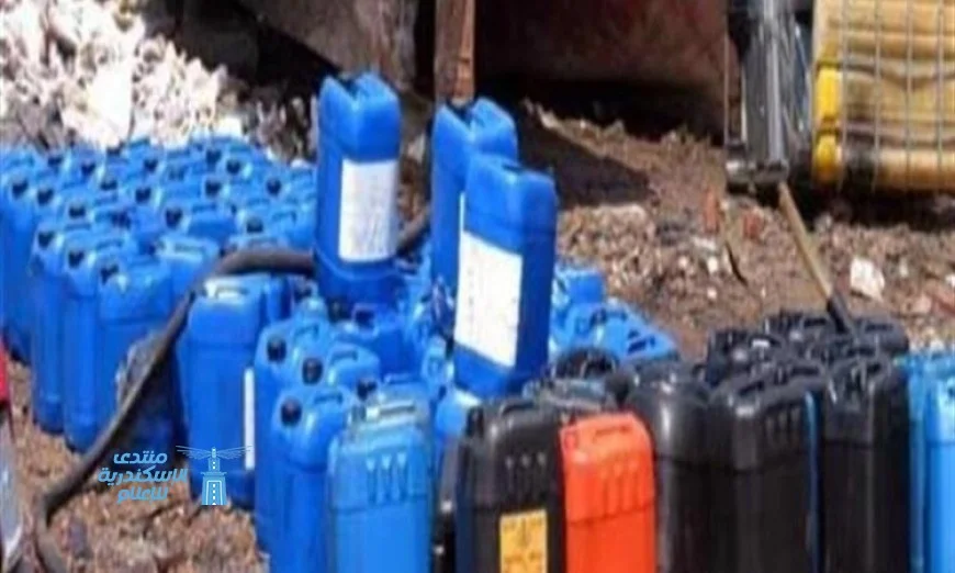 عناصر تموينية تضبط مواد بترولية مدعمة بشكل غير قانوني في حملة بالإسكندرية