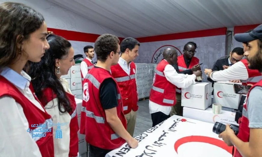 زيارة تاريخية للأمين العام للأمم المتحدة إلى جمعية الهلال الأحمر تحت رعاية وزارة الشباب