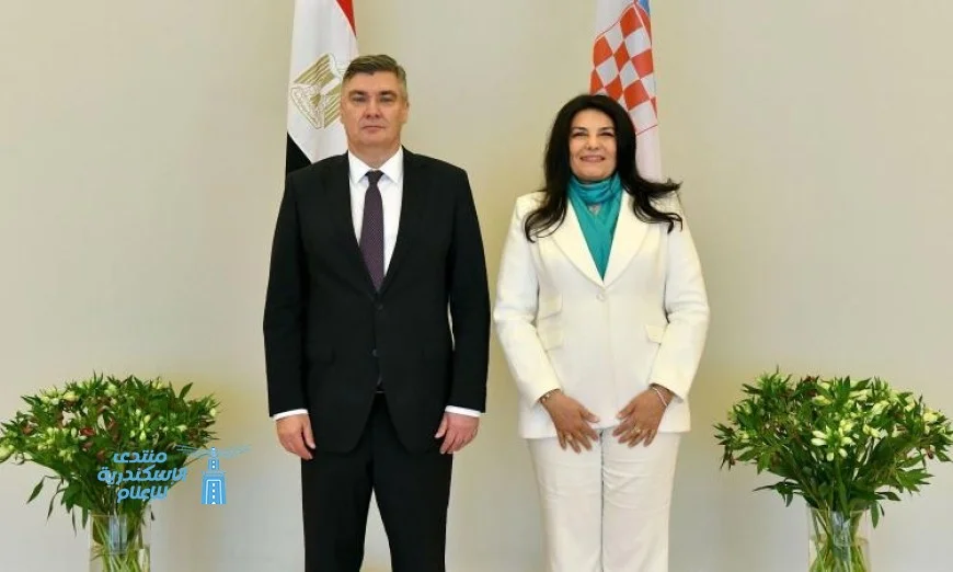 سفيرة مصر الجديدة في كرواتيا تسلم أوراق اعتمادها للرئيس الكرواتي