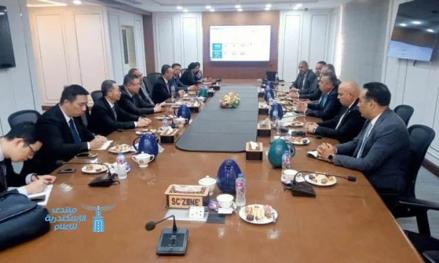 اقتصادية قناة السويس تعزز التعاون مع وفد صيني من شنغهاي في مجال الموانئ