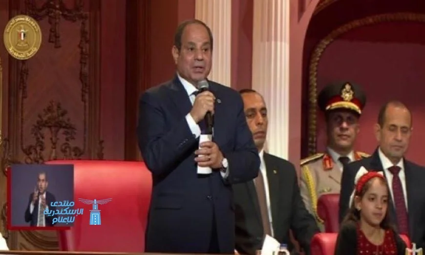 رئيس جامعة المنيا يشارك في احتفالية مصر وطن السلام بحضور الرئيس السيسي