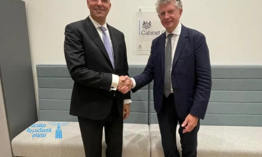 سفير مصر في لندن يجتمع مع مستشار الأمن القومي البريطاني لتعزيز التعاون الأمني