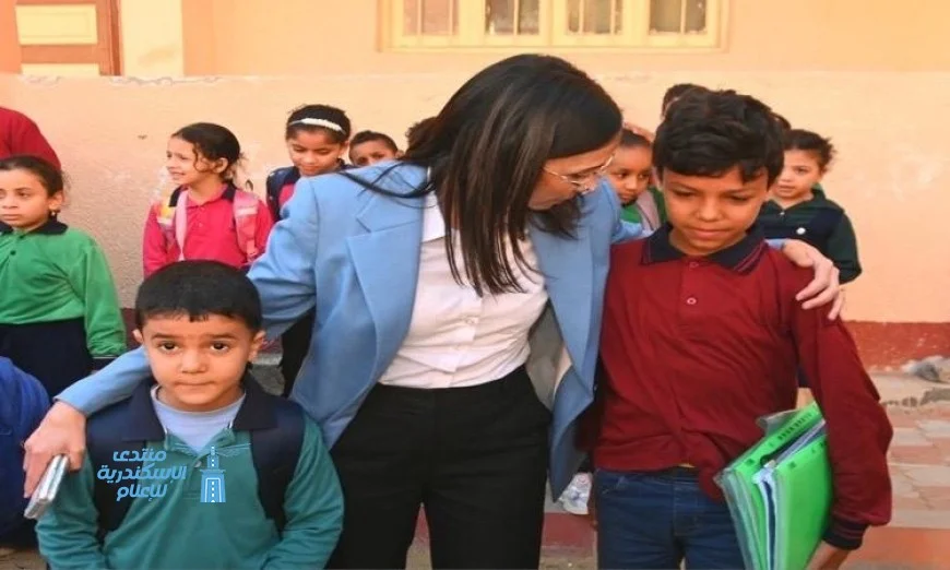 محافظ البحيرة يقوم بزيارة ميدانية لمدرسة المجد للتعليم الأساسي في الرحمانية