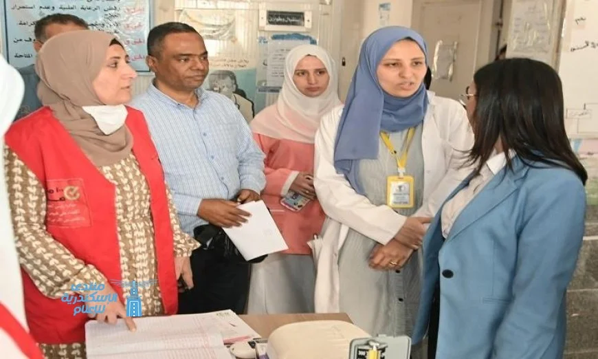 محافظ البحيرة تزور وحدة طب الأسرة بقري المجد وتثني على إبداعات الفريق الطبي