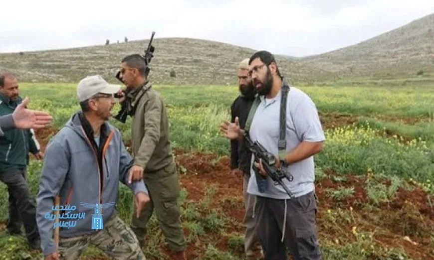 مستوطنون يعتدون على مزارعين فلسطينيين في جنوب نابلس
