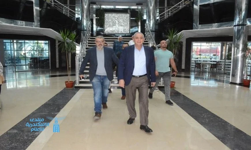 محافظ الغربية يزور استعدادات بث افتتاح المتحف الكبير على الشاشات العملاقة