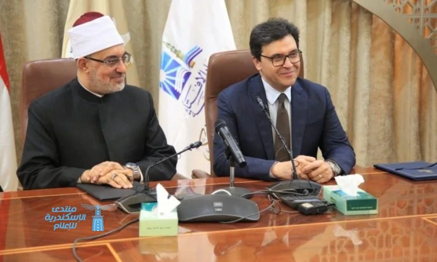 صور بروتوكول تعاون بين عياد وهانو لتعزيز الوعي وبناء الإنسان المصري