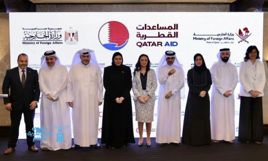 وزيرة التضامن تؤكد أهمية التعاون مع قطر في تلبية احتياجات غزة