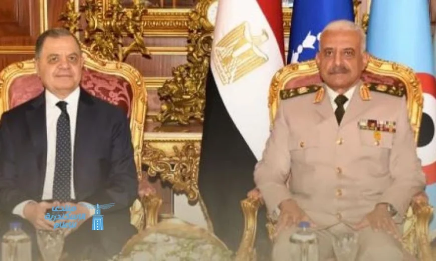 وزير الدفاع يرحب بوزير الداخلية وقيادات الشرطة بمناسبة ذكرى انتصارات أكتوبر المجيدة