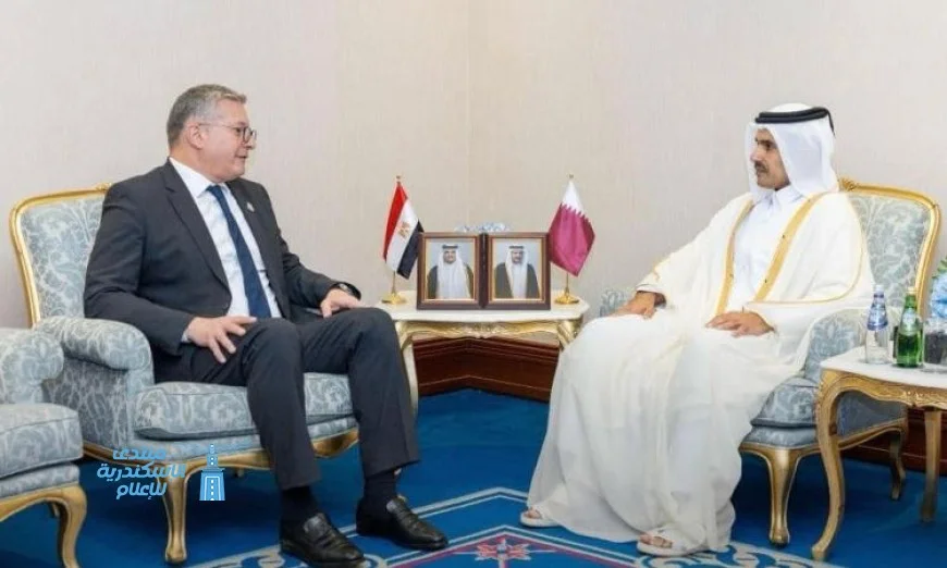 وزير البترول والثروة المعدنية يعقد اجتماعات استراتيجية مع كبار المسؤولين القطريين