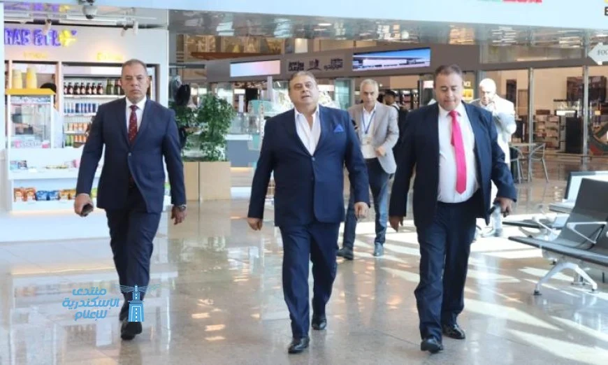 لجنة التفتيش الأمني والبيئي تتفقد مطار سفنكس الدولي لتعزيز السلامة والأمان