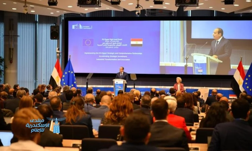 الرئيس السيسي يعلن نتائج مهمة خلال الجلسة الختامية للمنتدى الاقتصادي في بروكسل