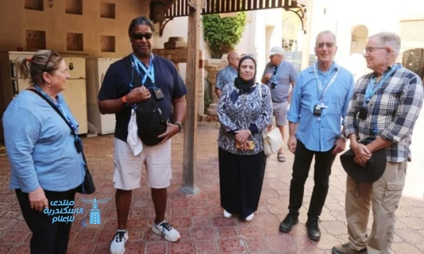 وفد سياحي أمريكي يستكشف مسار العائلة المقدسة في سخا بكفر الشيخ