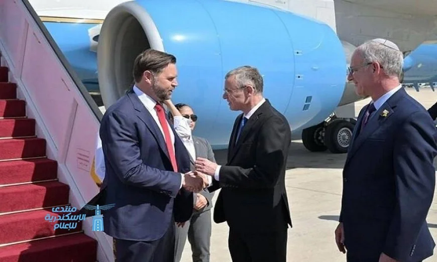 نائب الرئيس الأمريكي دي فانس يصل إلى إسرائيل لتعزيز اتفاق وقف إطلاق النار في غزة