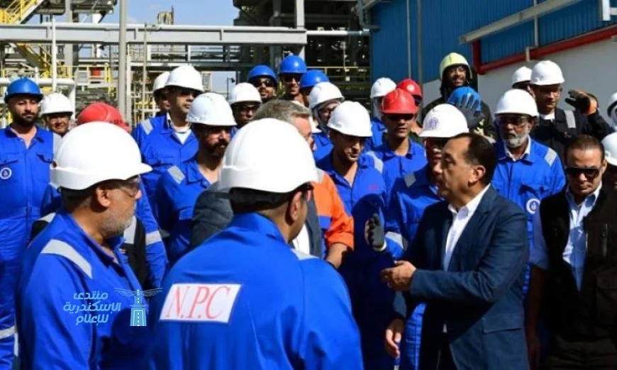 رئيس الوزراء يطلق مشروع استرجاع الغازات في شركة النصر للبترول بالسويس لتعزيز الإنتاج الطاقي