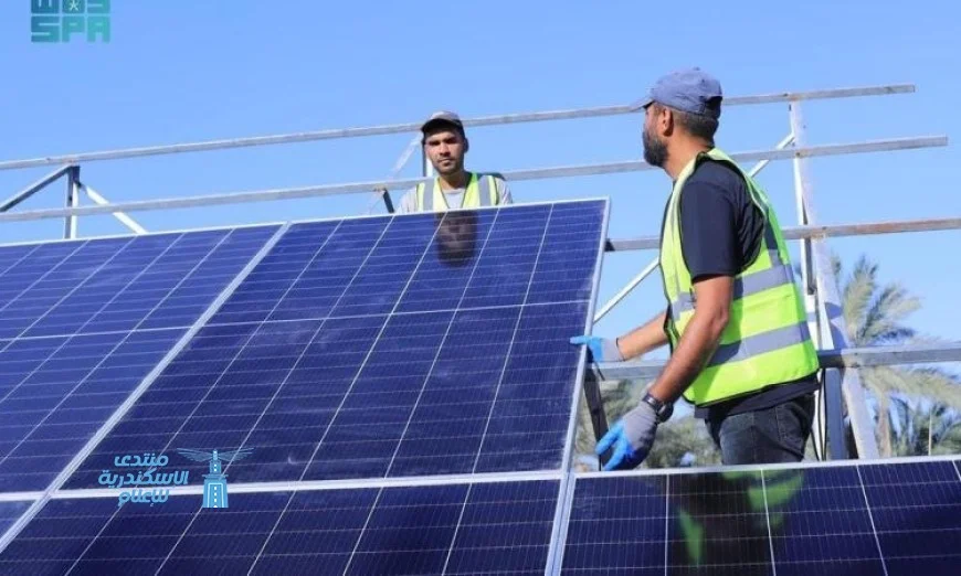 بدعم سعودي انطلاق مشروع تركيب أنظمة الطاقة الشمسية لمحطات تحلية المياه في غزة