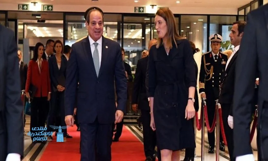 الرئيس السيسي يصل إلى بلجيكا للقاء الملك فيليب في المقر الملكي