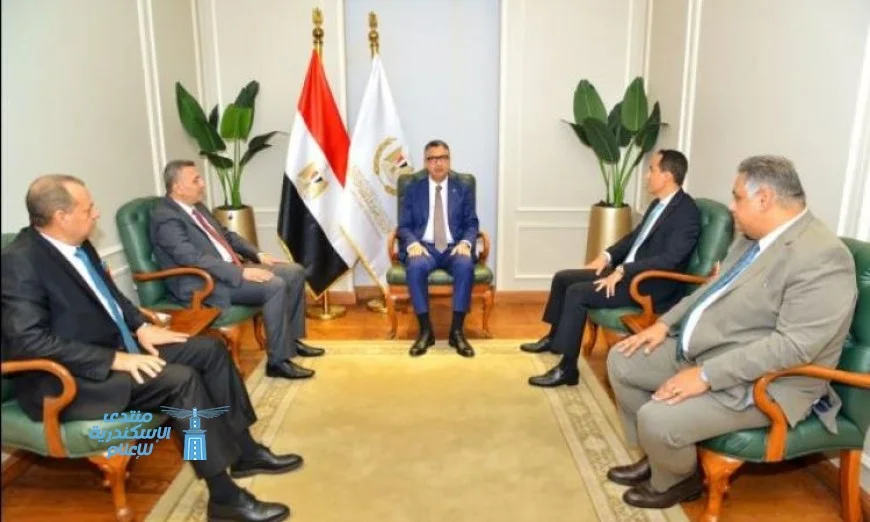 فاروق يتعاون مع رئيس مجلس إدارة تنمية التجارة الداخلية لتيسير حركة تداول السلع