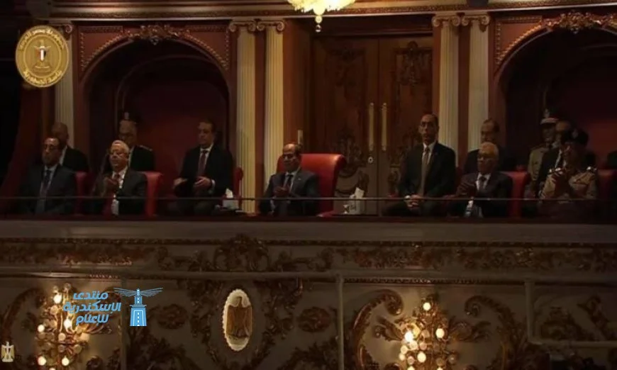 الرئيس السيسي يوجه تحية خاصة لجميع المشاركين في احتفالية وطن السلام