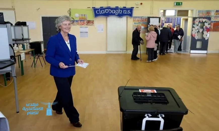 انتصار ساحق لكاثرين كونولي المرشحة اليسارية في الانتخابات الرئاسية الإيرلندية