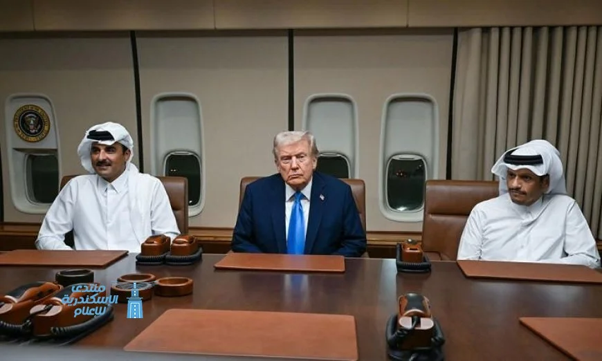 ترامب يزور الدوحة ويلتقي أمير قطر ورئيس وزرائها في طريقه إلى آسيا