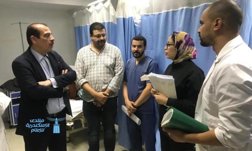 نائب وزير الصحة يقوم بجولة تفقدية في مستشفى العامرية العام بمحافظة الإسكندرية مع صور حصرية