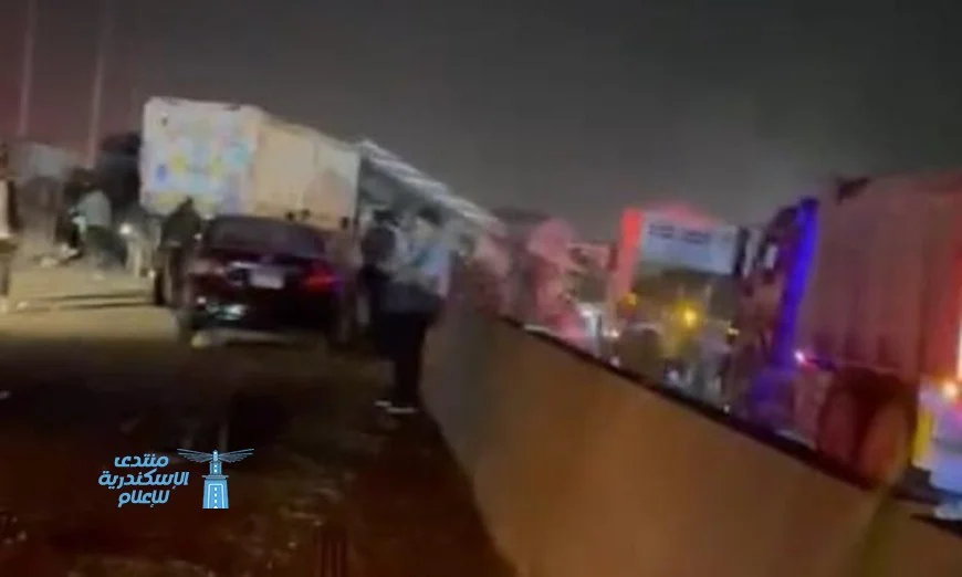 مستشفى بدر الجامعي في حلوان تصدر بيانًا حول مصابي حادث طريق القاهرة السويس