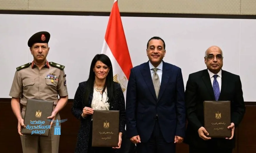 مدبولي يشارك في توقيع بروتوكول تعاون لتطوير البنية التحتية في المدينة الذكية للعدالة